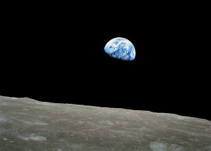 Earthrise. Taken by Apollo 8 astronaut Bill Anders, December 24, 1968