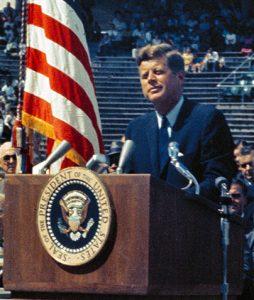 Kennedy at Rice University